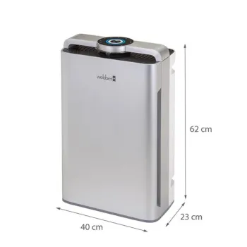 Oczyszczacz powietrza WEBBER AP9700 WI-FI srebrny-1379455