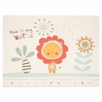 Mata edukacyjna piankowa dwustronna składana 180x200cm zwierzęta wzór-1378434