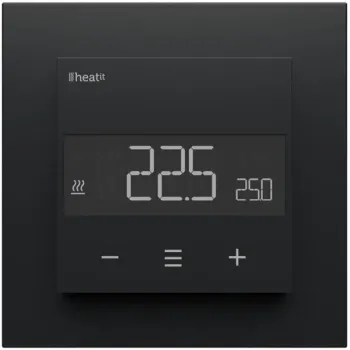 Termostat Heatit WiFi6 Black Matt Wi-Fi Thermostat 3600W 16A-1377898