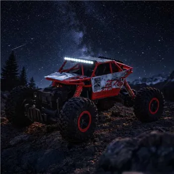 Samochód zdalnie sterowany na pilota RC Rock Crawler HB 2,4GHz 1:18 czerwony-1379031