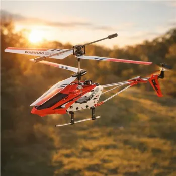 Helikopter zdalnie sterowany na pilota RC SYMA S107G czerwony-1378996