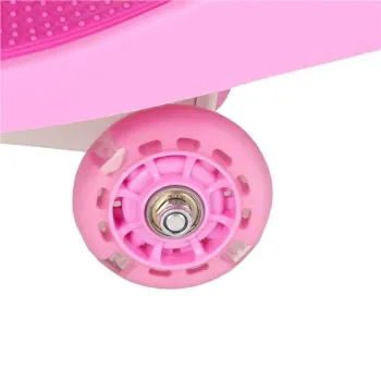 Jeździk grawitacyjny LED Swing Fix S3 świecące koła różowy-1378870