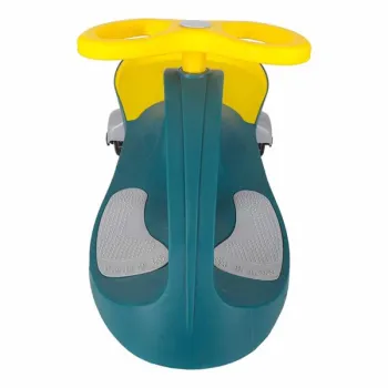 Jeździk grawitacyjny LED Swing Fix S3 świecące koła butelkowy żółty-1378751