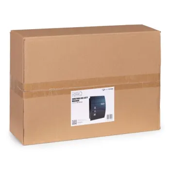 Skrzynka na listy pocztowa ścienna stal galwanizowana antracyt ModernHome-1379803