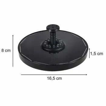 Fontanna solarna LUARO do oczka wodnego ogrodowa pompa pływająca LED RGB 16cm-1378513
