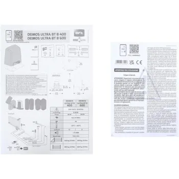 Zestaw BFT DEIMOS ULTRA BT B600 INT KIT do 600kg bram przesuwnych-1371466