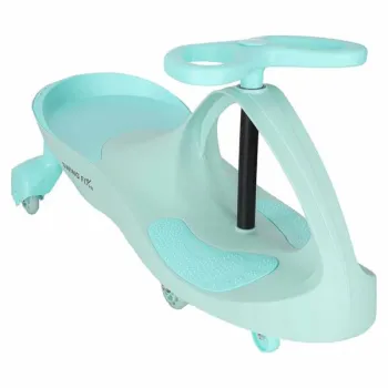 Jeździk grawitacyjny LED Swing Fix S3 świecące koła miętowy-1378855