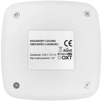 OXT Czujnik radar obecności jasności USB WiFi TUYA T155-1370203