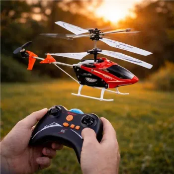 Helikopter zdalnie sterowany na pilota RC SYMA S5 3CH czerwony-1378986