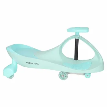 Jeździk grawitacyjny LED Swing Fix S3 świecące koła miętowy-1378851