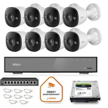 Zestaw monitoringu Imou 8x kamera PS3E-8Q0 8MP POE