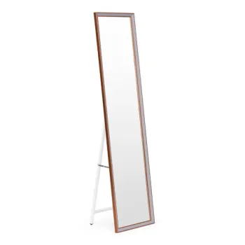 Duże lustro stojące 148 cm aluminiowa rama rozstawiane ModernHome-1379510