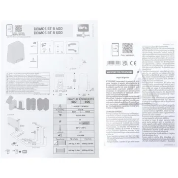Zestaw BFT DEIMOS BT B600 KIT EE do 600kg bram przesuwnych-1372972