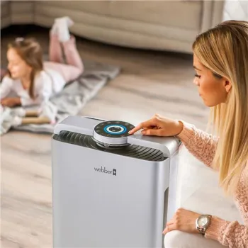 Oczyszczacz powietrza WEBBER AP9700 WI-FI srebrny-1379453