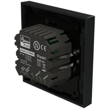 Termostat Heatit Z-TRM6 Black Matt Z-Wave Thermostat 3600W 16A 868,4 Mhz-1377927