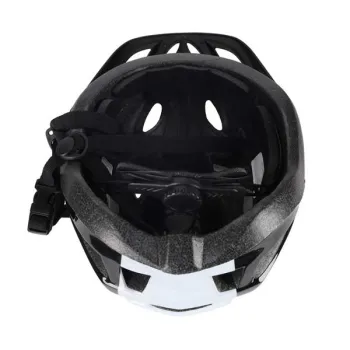 Kask rowerowy na rower RALLEX damski męski regulowany czarno-biały M 54-58cm-1378466