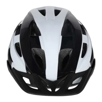 Kask rowerowy na rower RALLEX damski męski regulowany czarno-biały M 54-58cm-1378464