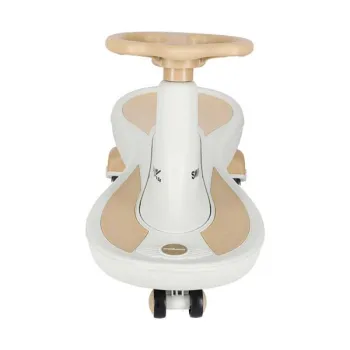 Jeździk grawitacyjny LED Swing Fix S4 świecące koła z muzyką grający 76cm złoto-biały max 100kg-1378802