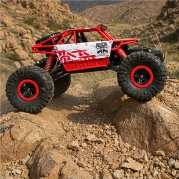 Samochód zdalnie sterowany na pilota RC Rock Crawler HB 2,4GHz 1:18 czerwony-1379029