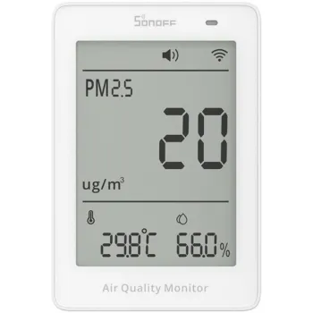 Miernik jakości powietrza WiFi LCD Sonoff AirGuard PM2.5 SAWF-07P-1378048