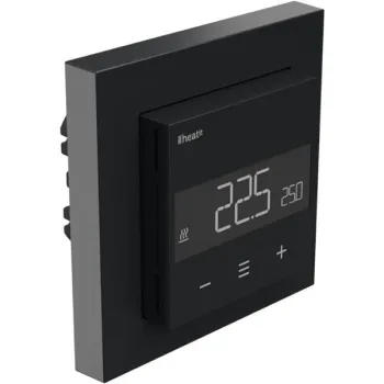 Termostat Heatit Z-TRM6 Black Matt Z-Wave Thermostat 3600W 16A 868,4 Mhz-1377925