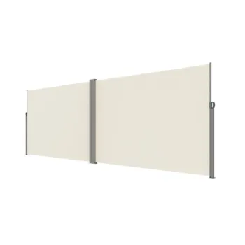 Markiza narożna boczna tarasowa LUARO parawan zwijany 180 x 620 cm beżowy-1378578