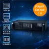 Qoltec Zasilacz awaryjny UPS do RACK | 3kVA | 3000W | Power Factor 1.0 | LCD | EPO | USB | On-line-1381192