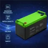 Qoltec Akumulator żelowy GEL | 12V | 120Ah | 34.8kg | Bezobsługowy | Professional | LongLife | PV, UPS, kamper, łód?