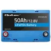 Qoltec Akumulator LiFePO4 Litowo-Żelazowo-Fosforanowy | 12.8V | 50Ah | 640Wh| BMS-1381170