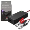 Qoltec Automatyczna ładowarka do akumulatora AGM GEL STD | Prostownik 12V | 4A | 48W | LED | Kabel 1.8m