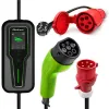 Qoltec Adapter siłowy do ładowarek EV | gniazdo CEE 32A 5P | Przejściówka 400V na SCHUKO 230V | max 16A | 3.5 kW -13