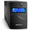 Qoltec Zasilacz awaryjny UPS Line Interactive | Monolith | 450VA | 240W | LCD | USB | RJ45