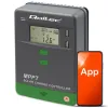 Qoltec Solarny regulator ładowania MPPT z czujnikiem temperatury 10A |12V / 24V | LCD | 2 x USB | Bluetooth | APP | GEL | LiFePO4