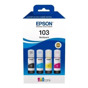 Oryginalny Tusz w butelce CMYK Epson 103 (T00S6, C13T00S64A)