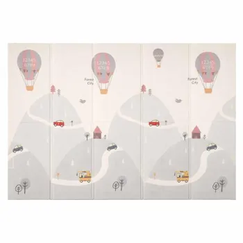 Mata edukacyjna piankowa dwustronna składana 150x200cm balony ulica-1384611