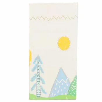 Mata edukacyjna piankowa dwustronna składana 150x200cm drzewa misie-1384624