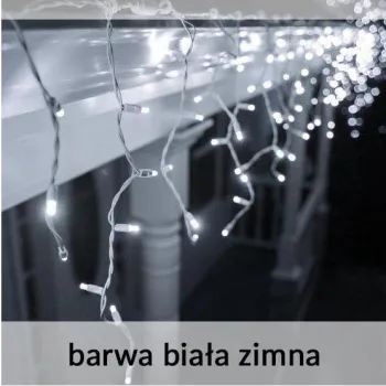 Sople zewnętrzne dekoracyjne lampki światełka 500 LED 19m kurtyna-1384794
