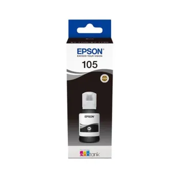 Oryginalny Tusz w butelce Black Epson 105 (T00Q1, C13T00Q140)