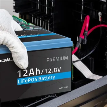 Qoltec Akumulator LiFePO4 Litowo-Żelazowo-Fosforanowy | 12.8V | 12Ah | 153.6Wh | BMS-1381143
