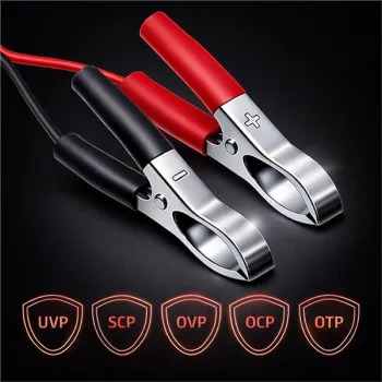 Qoltec Automatyczna ładowarka do akumulatora AGM GEL STD | Prostownik 12V | 4A | 48W | LED | Kabel 1.8m-1381816