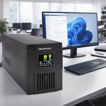 Qoltec Zasilacz awaryjny UPS Line Interactive | Monolith | 1500VA | 900W | LCD | USB | RJ45-1381119