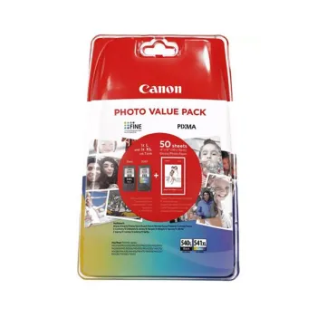 Oryginalny Tusz CMYK Canon PG-540L, PG540L, CL-541XL, CL541XL (5224B012AA, 5224B007)