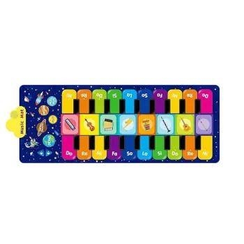 Mata do tańczenia dla dzieci interaktywna muzyczna 8 instrumentów 10 melodii