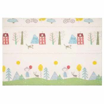 Mata edukacyjna piankowa dwustronna składana 150x200cm drzewa misie-1384619