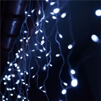 Sople zewnętrzne dekoracyjne lampki światełka 500 LED 19m kurtyna-1384795