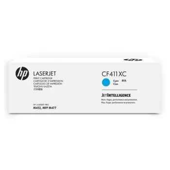 Oryginalny Toner Cyan HP Color LaserJet Pro M377, M452, M477 (410XC CF411XC), kompatybilne z CF411X