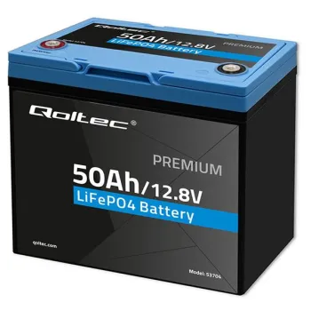 Qoltec Akumulator LiFePO4 Litowo-Żelazowo-Fosforanowy | 12.8V | 50Ah | 640Wh| BMS-1381172