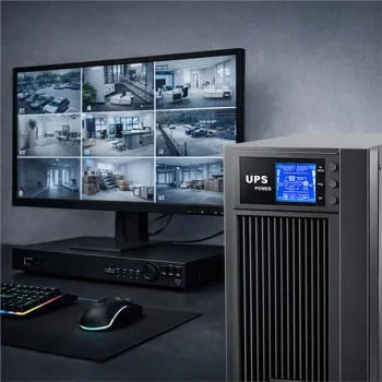 Qoltec Zasilacz awaryjny UPS On-line | Pure Sine Wave | 3kVA | 2.4kW | LCD | USB-1380805