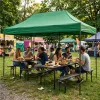 Pawilon ogrodowy eventowy automatyczny samorozkładalny namiot 3x6 m zielony MultiGarden-1408811