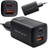 Qoltec Ładowarka sieciowa 65W GaN ULTRA | 5-20V | 2.25-3.25A | 1 x USB typ C PD | 1 x USB QC 3.0 | Laptop | Smartfon | 